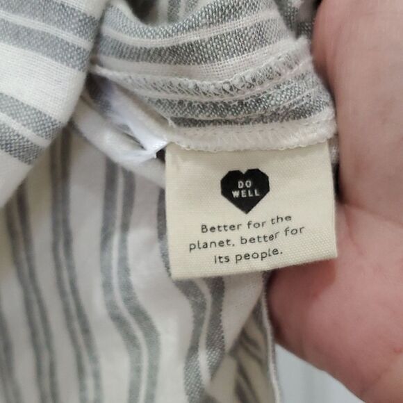 Madewell Linen Blend Lakeline Popover Shirt, Size XS - Picture 5 of 6
